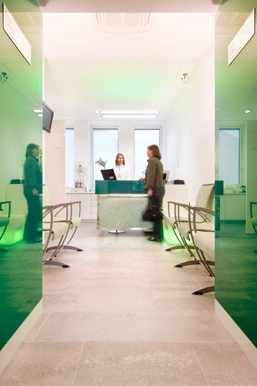 Empfangsraum im MVZ Hansaklinik in Dortmund