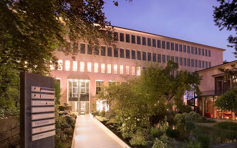 Das MVZ Hansaklinik in der Hansastr. 67 in Dortmund.