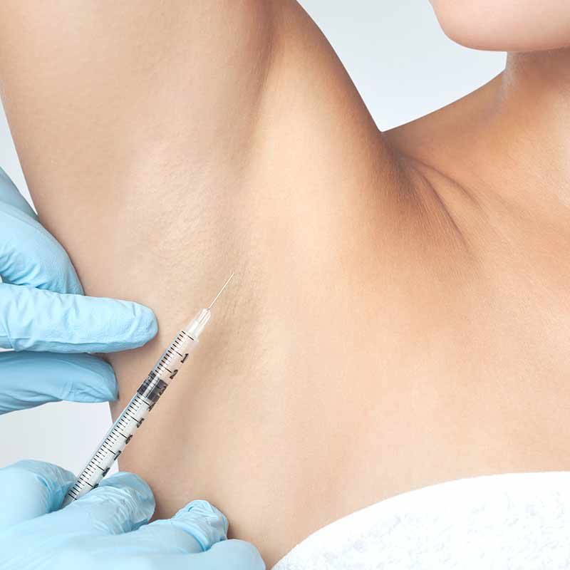 Krankhaftes Schwitzen (Hyperhidrose) wird im MVZ Hansaklinik in Dortmund behandelt.