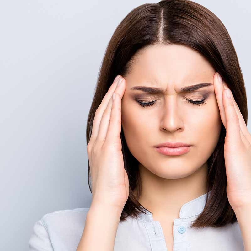 Spannungskopfschmerzen können mit Muskelrelaxans im MVZ Hansaklinik in Dortmund behandelt werden.