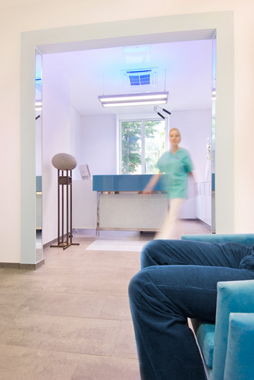 Wartezimmer im MVZ Hansaklinik in Dortmund